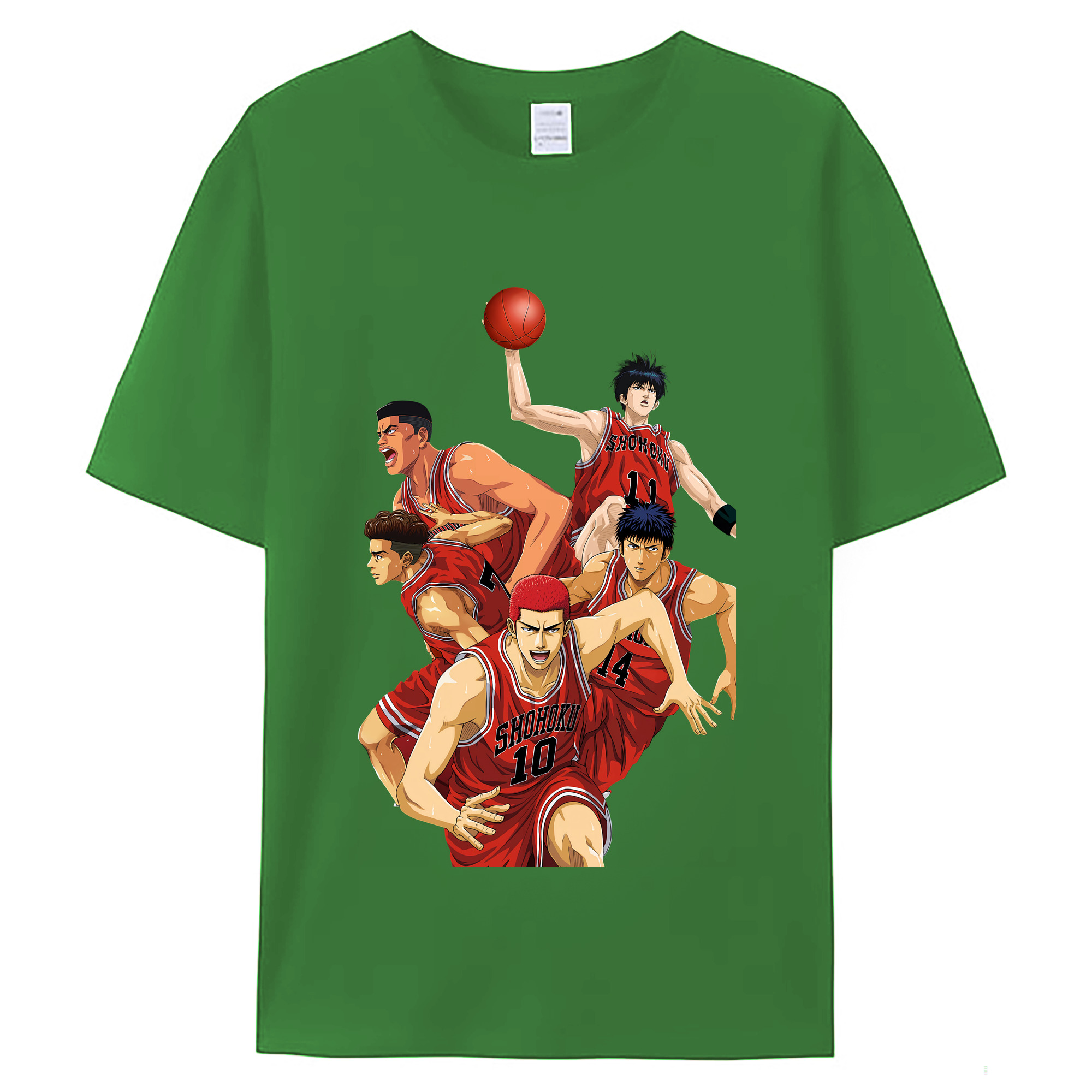 （画像用） SLAM DUNK／スラムダンク レディースカジュアルプリントTシャツ（綿100％）